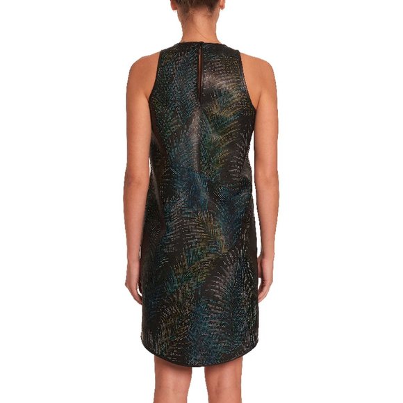 NEW Lambskin Leather Perforated Dress,- Robert Graham, Size 8 - Picture 7 of 16